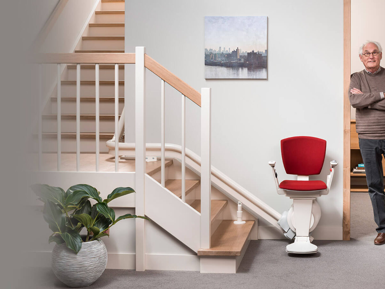 Een traplift in huis